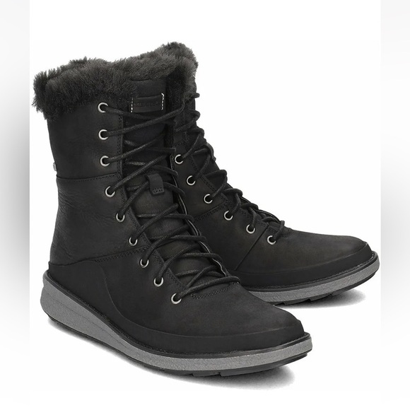 Merrell Tremblant Ezra Lace Waterproof Ice+ Boots in Black - Size 7.5 - Picture 1 of 10